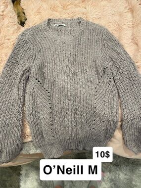 Cozy Chunky Knit Sweater - Light Gray